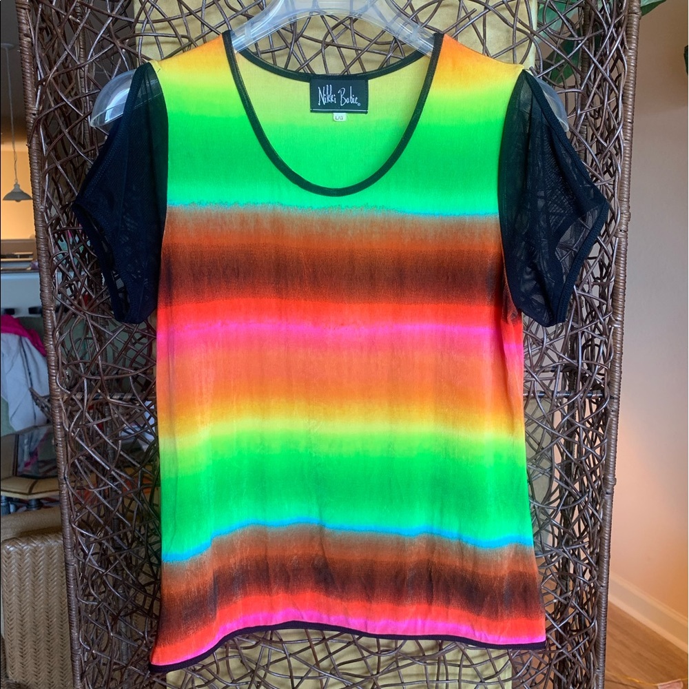 Multicolor Ombré Top